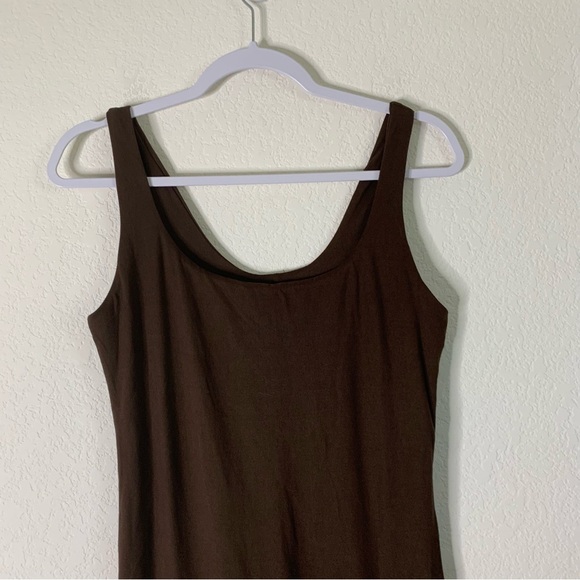 Bumpsuit Womens brown the Cindy maternity romper L - Picture 4 of 8